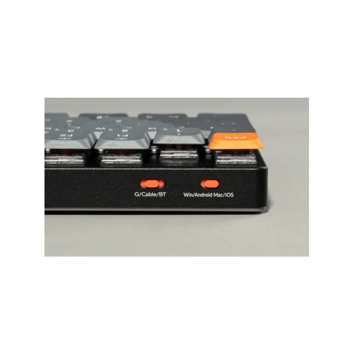 Mexanik klaviatura Keychron K13 MAX 90Key, K pro Red, WL/BT/USB-A, Hot-swap, QMK, EN/RU/UZ, RGB, qora