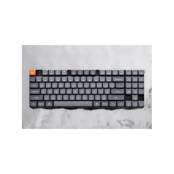 Mexanik klaviatura Keychron K13 MAX 90Key, K pro Red, WL/BT/USB-A, Hot-swap, QMK, EN/RU/UZ, RGB, qora