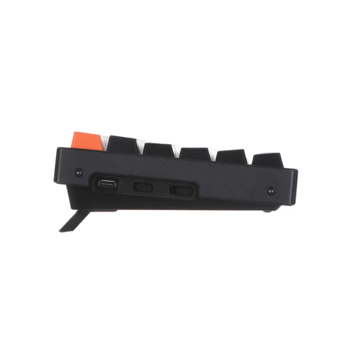 Клавиатура механическая K2 84Key, Gateron G PRO Blue, BT/USB-A, Hot-Swap, Aluminum Frame, EN/UKR, RGB, черный