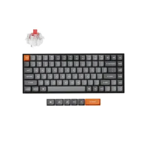 Mexanik klaviatura Keychron K2 MAX 84Key, K super Red, WL/BT/USB-A, QMK, EN/RU/UZ, RGB, qora K2M-C1-UZ