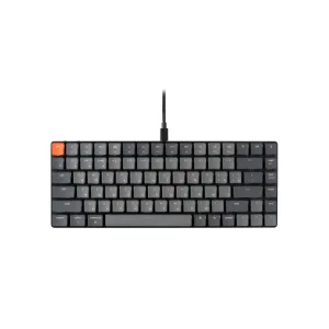 Клавиатура механическая K3 84Key, Gateron Red, BT/USB-A, Low Profile, EN/UKR, White Led, черный