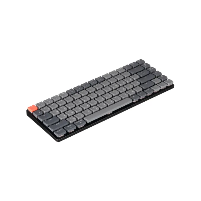 Клавиатура механическая K3 84Key, Gateron Red, BT/USB-A, Low Profile, EN/UKR, White Led, черный