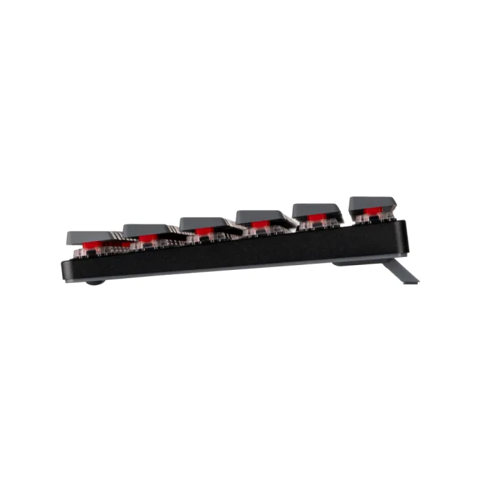 Клавиатура механическая K3 84Key, Gateron Red, BT/USB-A, Low Profile, EN/UKR, White Led, черный