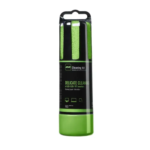 LED/LCD ekranlar uchun 2E tozalovchi to‘plam 150 ml + salfetka (Yashil)