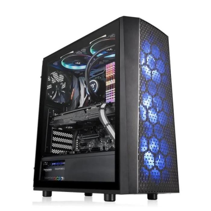 Thermaltake Versa J24 TG RGB Black korpusi
