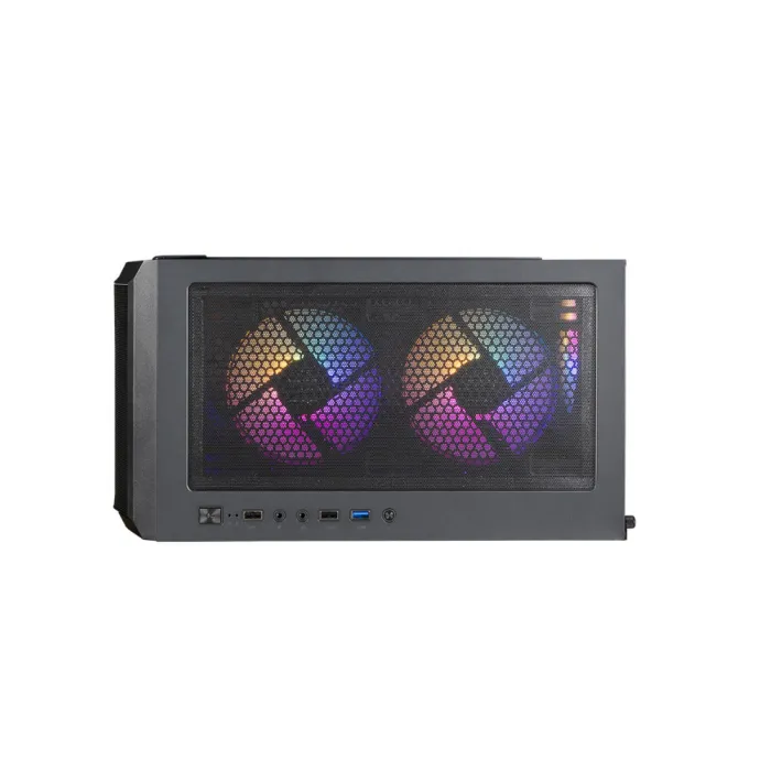 Zalman N7PLUSV2 korpusi ZM700-LX3 1xUSB3.0, 2xUSB2.0, 6x120mm Rainbow RGB, 1x120mm, VGA 340mm, LCS tayyor, TG yon oynasi, ATX, qora