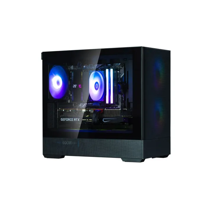 Zalman P30 Air korpusi BPsiz, 1xUSB3.0, 1xUSBType-C, 3x140 mm ARGB, VGA 392 mm, LCS tayyor, TG yon paneli, mATX, qora