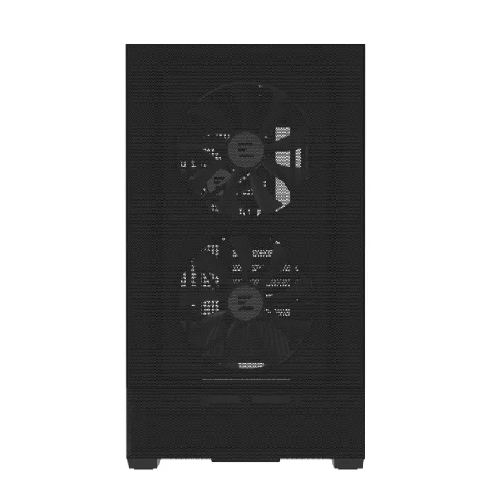Zalman P30 Air korpusi BPsiz, 1xUSB3.0, 1xUSBType-C, 3x140 mm ARGB, VGA 392 mm, LCS tayyor, TG yon paneli, mATX, qora