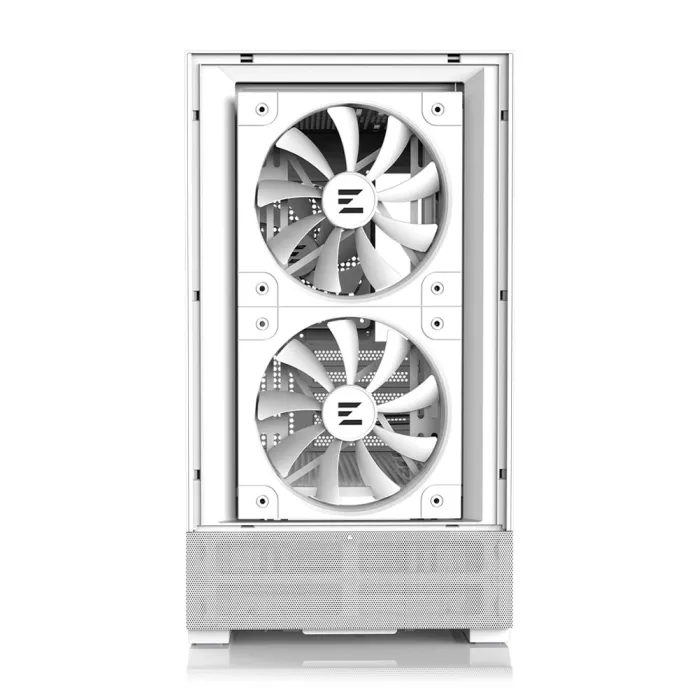 Zalman P30 Air korpusi BPsiz, 1xUSB3.0, 1xUSBType-C, 3x140 mm ARGB, VGA 392 mm, LCS tayyor, TG yon paneli, mATX, oq