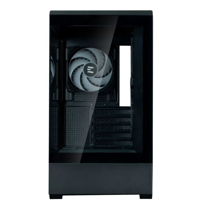 Zalman P30 Black V2 korpusi, BPsiz, 1xUSB3.0, 1xUSB Type-C, 3x120mm ARGB, TG Front/Side Panel, mATX, qora