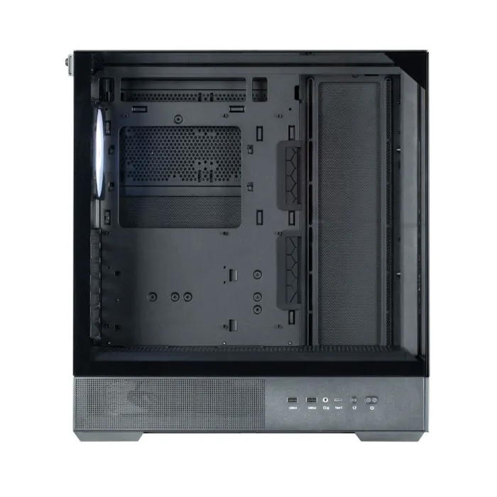 Zalman P40 Prism korpusi BPsiz, 2xUSB3.0, 1xUSBType-C, 1x120mm ARGB, VGA 420mm, LCS tayyor, TG 3x Panels, ATX, qora