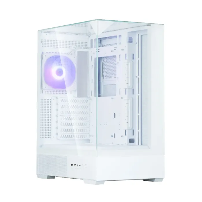 Zalman P40 Prism korpusi BPsiz, 2xUSB3.0, 1xUSBType-C, 1x120mm ARGB, VGA 420mm, LCS tayyor, TG 3x Panels, ATX, oq