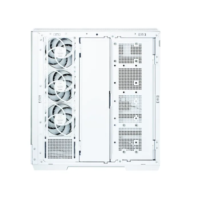 Zalman P50 DS korpusi BPsiz, 2xUSB3.0, 1xUSBType-C, 4x120 mm ARGB, VGA 435 mm, LCS tayyor, TG yon paneli, ATX, oq