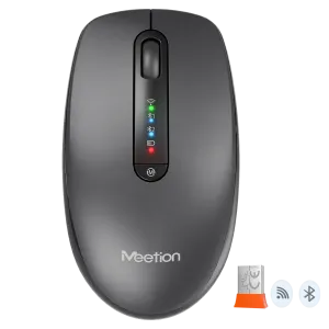 Мышь Meetion BTM100R Black Gray