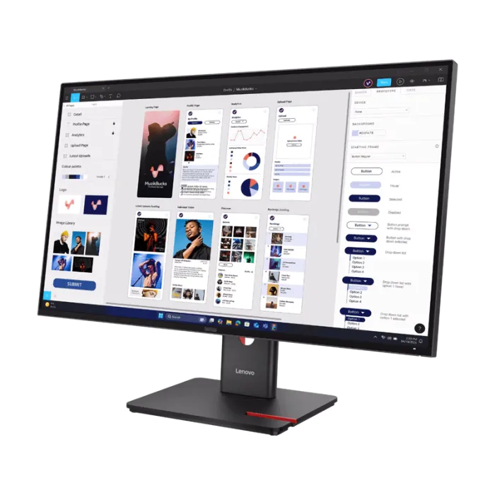 Lenovo ThinkVision T32UD-40 31,5" 4K UHD IPS 60Hz monitori