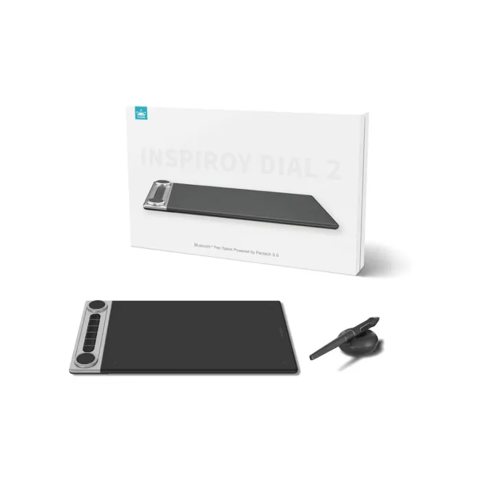 Графический планшет Huion Inspiroy Dial 2 (10.5" × 6.25") черный
