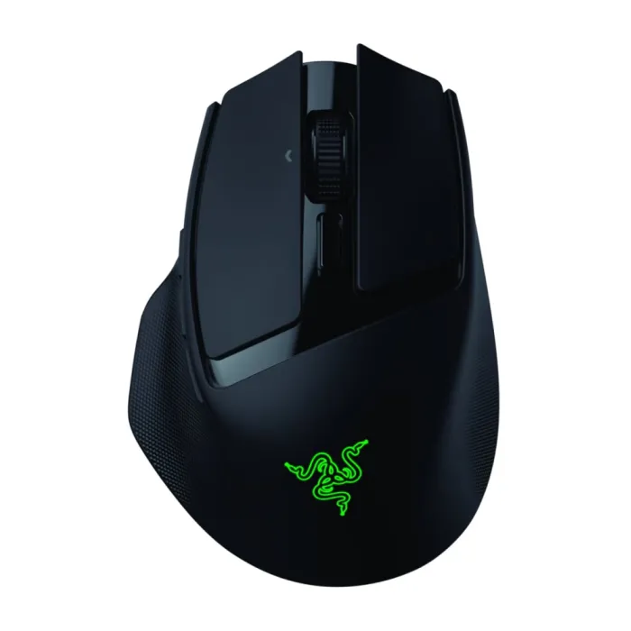 Razer Basilisk Mobile sichqonchasi, RGB, USB-A/WL/BT, qora