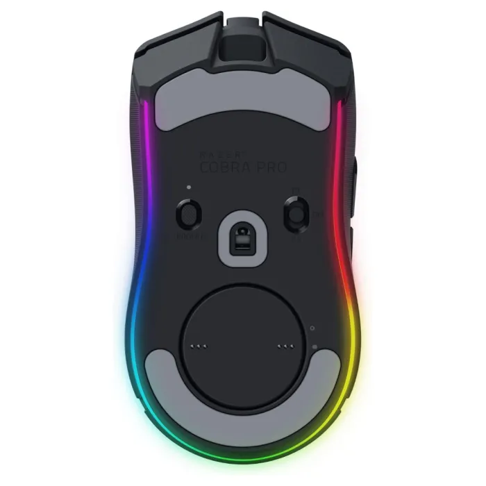 Razer Cobra Pro sichqonchasi, RGB, USB-A/WL/BT, qora