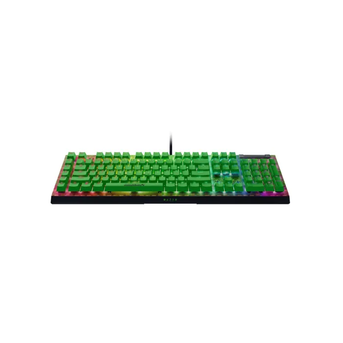 Mexanik klaviatura Razer BlackWidow V4 X, 110key, Green Switch, USB-A, EN, RGB, Minecraft Ed.