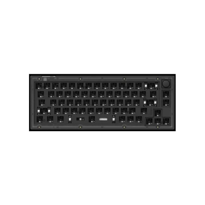 Mexanik klaviatura Keychron V2 68Key, K Pro Red, Hot-Swap, QMK, Knob, USB-A, EN/UKR, RGB, Frosted Black