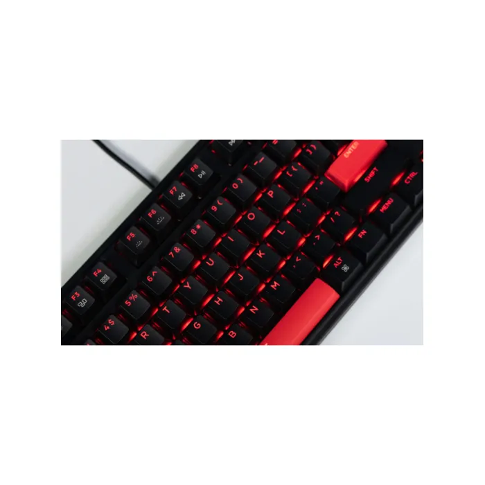 Mexanik klaviatura Lemokey X3 104Key, Keychron Red, USB-A, QMK/VIA, EN/UZ/RU, Red Led, qora X3-A1-KAZ