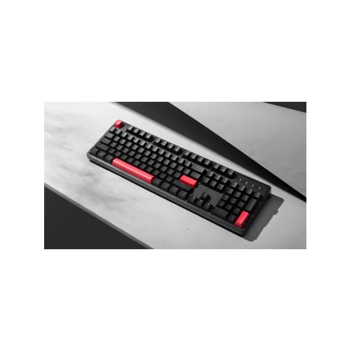 Mexanik klaviatura Lemokey X3 104Key, Keychron Red, USB-A, QMK/VIA, EN/UZ/RU, Red Led, qora X3-A1-KAZ