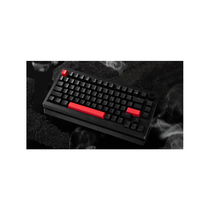 Mexanik klaviatura Lemokey X4 84Key, Keychron Red, USB-A, QMK, EN/UZ/RU, Red led, qora