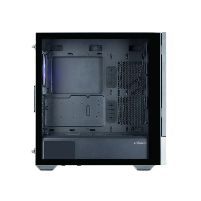 Zalman Z10 DS korpusi, BPsiz, 2xUSB3.0, 1xUSB Type-C, 2x120mm, 1x120mm ARGB, TG Side Panel, ATX, Monitor, qora