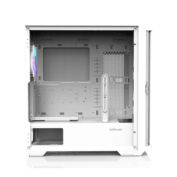 Zalman Z10 Duo korpusi BPsiz 2xUSB3.0, 1xUSB Type-C, 4x120mm ARGB VGA 395mm LCS tayyor TG yon paneli EATX oq